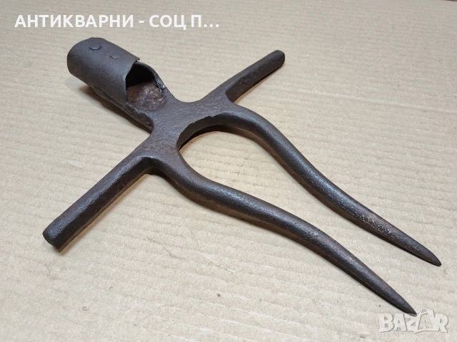 Стара Кована Вила За Вадене На Цвекло. / НОМЕР 1731., снимка 6 - Антикварни и старинни предмети - 53849903