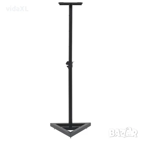 vidaXL Студийни стойки за мониторни тонколони, 2 бр, черни, стомана, снимка 2 - Тонколони - 56147673