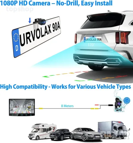 Чисто Нова Мултимедия за Автомобил URVOLAX UR90A (10.1" QLED, Android 13, CarPlay, Android Auto, DAB, снимка 6 - Аксесоари и консумативи - 56016929