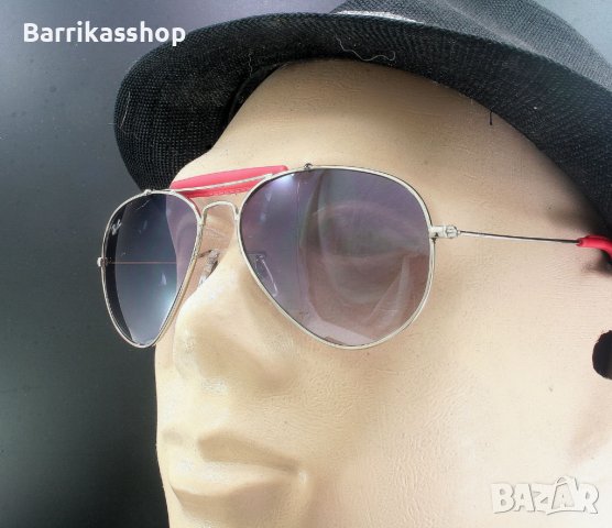 Слънчеви очила Ray-Ban AVIATOR CRAFT RB3422Q- silver/red, снимка 3 - Слънчеви и диоптрични очила - 41024742