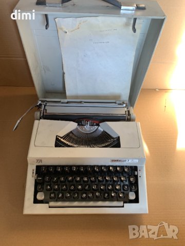пишеща машина contessa 2 de luxe, снимка 4 - Антикварни и старинни предмети - 44493166
