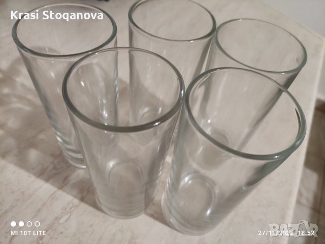 Стъклени Чаши - Сервиз , снимка 5 - Чаши - 38818931