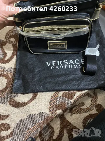 Чанта Versace parfums, снимка 3 - Чанти - 48182408