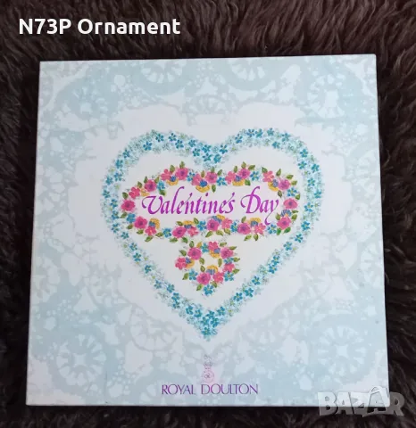 ПОРЦЕЛАНОВА ЧИНИЯ. СВ.ВАЛЕНТИН. 1980г. MADE IN ENGLAND 🇬🇧. , снимка 2 - Колекции - 49657063