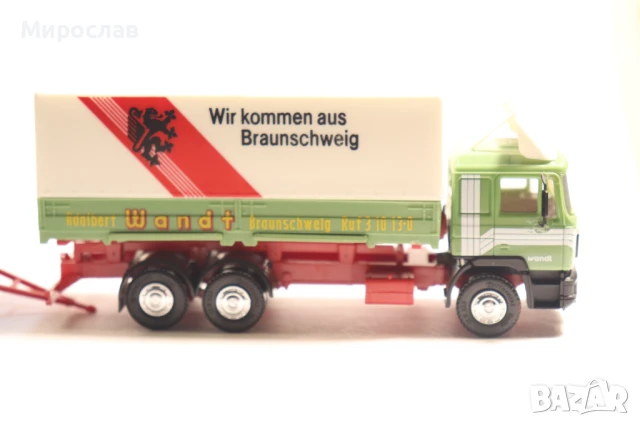 HERPA H0 1/87 MAN КАМИОН МОДЕЛ TIR КОЛИЧКА, снимка 7 - Колекции - 51065725