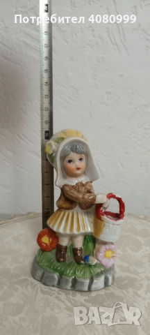 Фигурка "Момиченце с кофа с боя ("paint")., снимка 3 - Колекции - 51969118