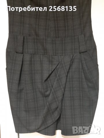 Рокля с горна част Бюстие НОВА-комбинира се с Боди и Риза , БГ №46, снимка 3 - Рокли - 39365433