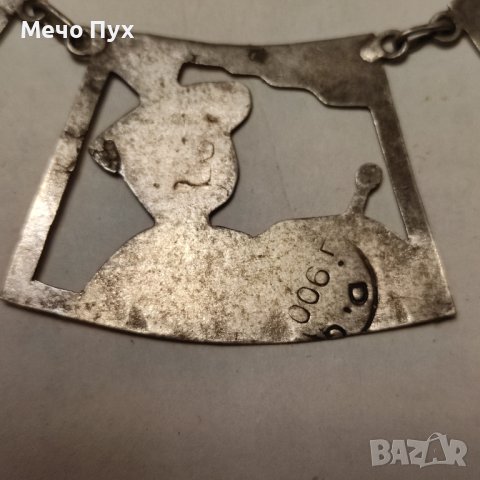 Старо сребърно колие (178), снимка 10 - Колиета, медальони, синджири - 41926941