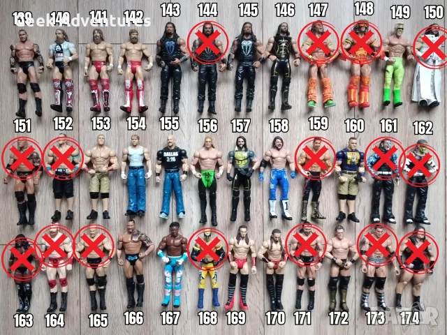 Екшън Фигурки WWE Кеч Pro-Wrestling Action Figures Ambrose Reigns Cena 2/3, снимка 5 - Колекции - 46527048