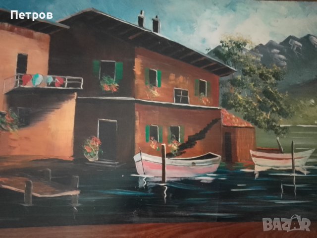 картина масло на дърво 115/50 см, снимка 4 - Картини - 44388337