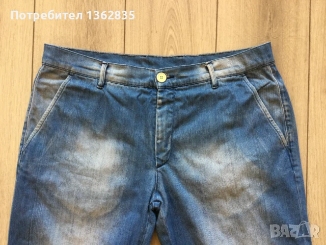 НОВИ оригинални сини дънкови къси гащета бермуди HERRLICHER размер 38, снимка 2 - Къси панталони - 51428830