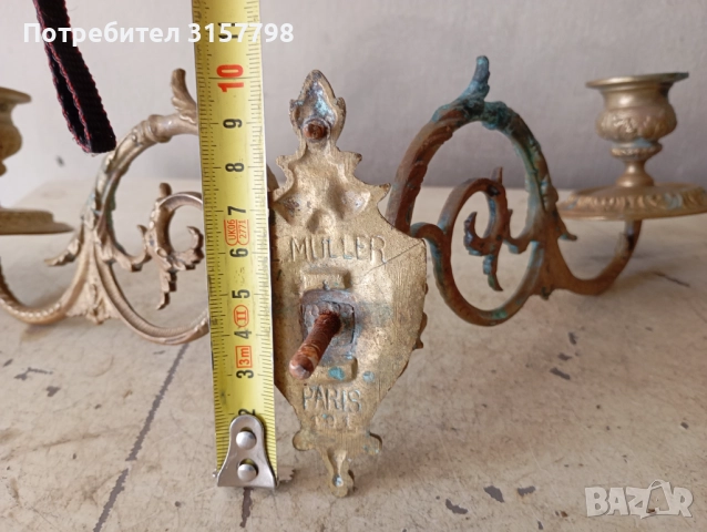 Барокови свещници за пиано комплект, снимка 8 - Други ценни предмети - 46758780