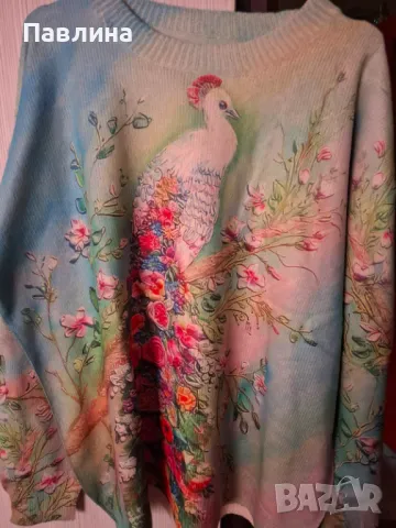 Нов дамски пуловер, снимка 5 - Блузи с дълъг ръкав и пуловери - 48439508