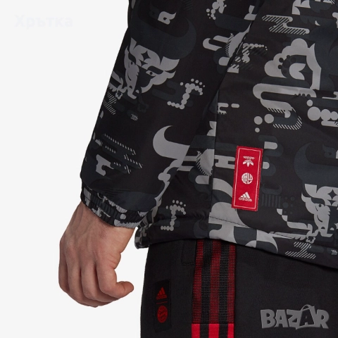Adidas FC Bayern Munchen - Оригинално мъжко яке размер 2XL, снимка 5 - Якета - 52654085