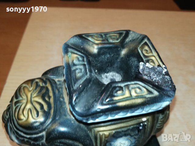 СЛОН МАСИВЕН 17Х16Х10СМ 2008231237, снимка 10 - Колекции - 41909507