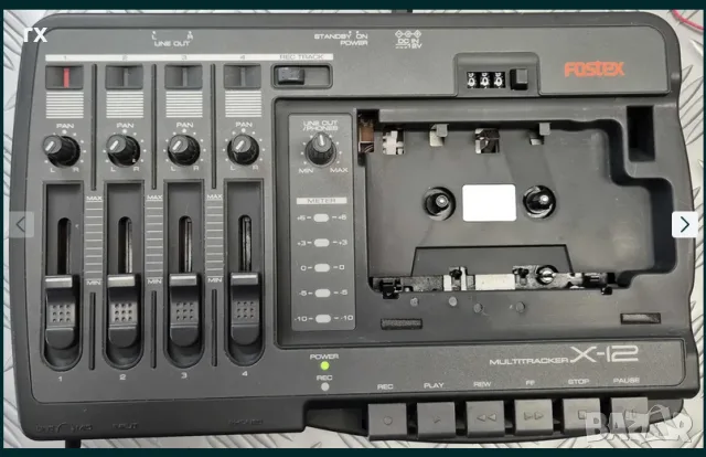 4-канален касетен рекордер Fostex Multitracker X-12 (Аналогово портастудио)