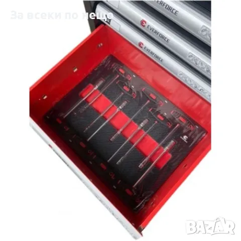 Шкаф с инструменти EverForce със 7 пълни чекмеджета и отделение за закачане на инструменти, снимка 6 - Други инструменти - 50322769