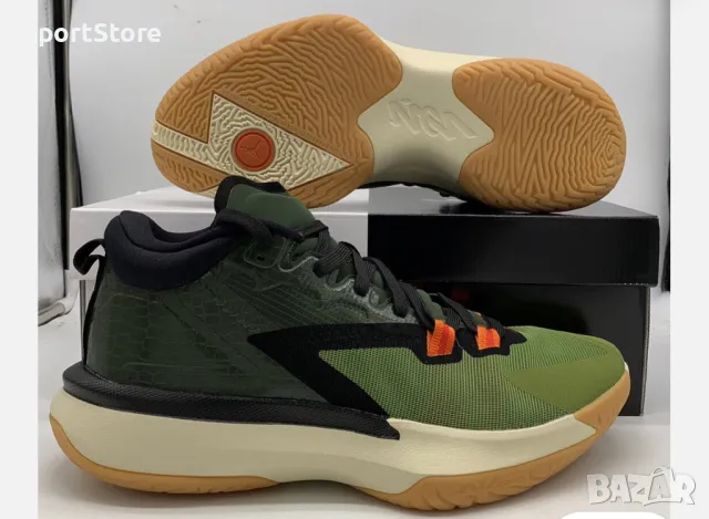 Nike Air Jordan Zion 1 Bayou Boys Carbon Green Black DA3130-300, снимка 2 - Спортни обувки - 48816857