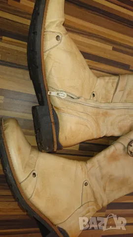 Български дамски ботуши естествена кожа ингилиз 39 номер, снимка 3 - Дамски ботуши - 47310997