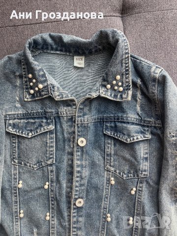 Детско дънково яке, снимка 2 - Детски якета и елеци - 41578870