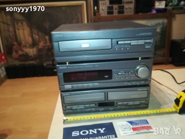 DENON CD/DECK/RECEIVER 0208231123, снимка 3 - Ресийвъри, усилватели, смесителни пултове - 41732559