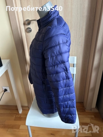 Синьо дамско преходно яке, снимка 4 - Якета - 33122971