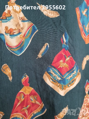 Френска дамска риза хермес стил F 42, снимка 6 - Тениски - 52085913