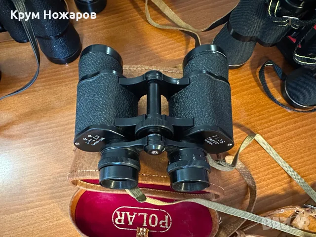 Продавам Бинокъл POLAR coated lens 7x35 Fieled 65”N 62241 в добро състояние с кожена ,чантичка, снимка 3 - Антикварни и старинни предмети - 55961492