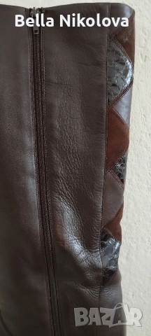 "Немски кожени ботуши Zorndorf №39", снимка 6 - Дамски боти - 53830620