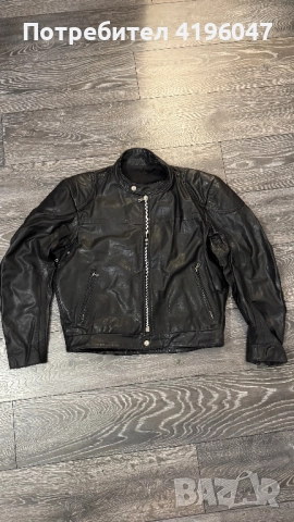 Мото яке от естествена кожа 