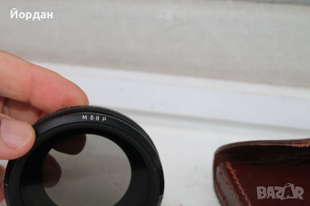Част от обектив м58 Р ''Carl Zeiss'', снимка 3 - Антикварни и старинни предмети - 38749045