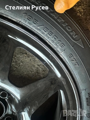  НОВИ 4бр стоманени / железни джанти за peugeot 208 hybrid JT 2024г / 16 цола с зимни гуми 195 55 16, снимка 8 - Гуми и джанти - 52028048
