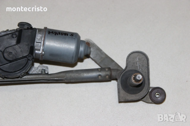 Мотор предни чистачки механизъм Mazda 5 (2005-2010г.) 159300-0602 / 1593000602 моторче, снимка 2 - Части - 53184651