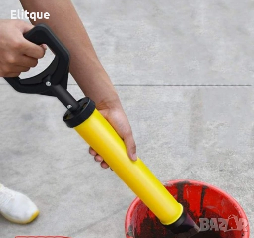 Ръчна помпа за цимент с 4 накрайника – за фугиране