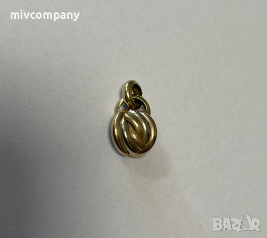 Златна Висулка 1.5гр., снимка 2 - Колиета, медальони, синджири - 52323944