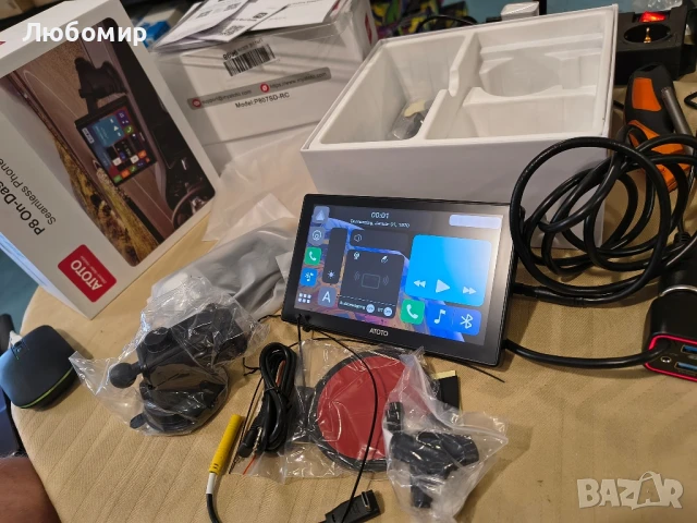 ATOTO P8 Преносима автомобилна GPS стерео система с 7 QLED дисплея P807SD 2бр, снимка 3 - Навигация за кола - 50671367