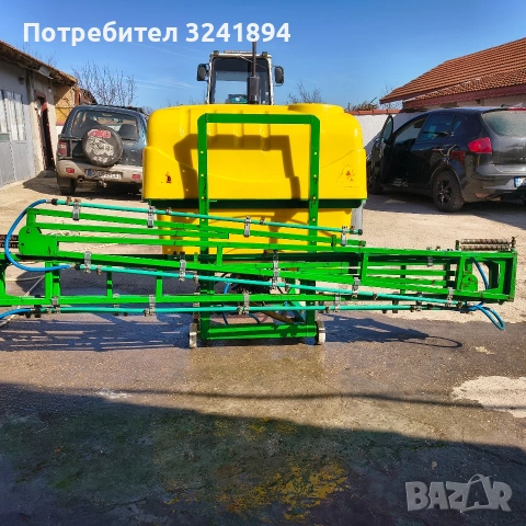 Пръскачка навесна щангова 600лира 12м, снимка 3 - Селскостопанска техника - 53816811
