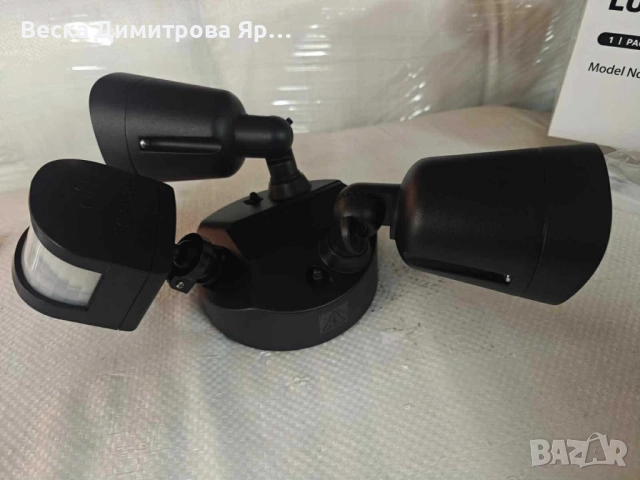Външна LED лампа с датчик за движение – сигурна светлина, която не те предава, снимка 6 - Лед осветление - 51787254
