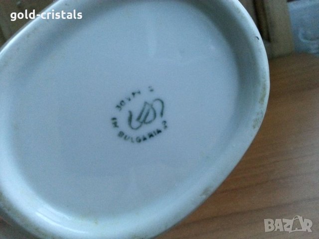 Стар български порцелан сосиера, снимка 4 - Антикварни и старинни предмети - 33961344