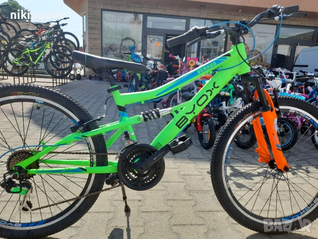 BYOX Велосипед 24" VERSUS зелен, снимка 2 - Велосипеди - 53848912