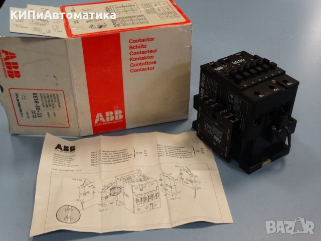 контактор ABB BE50-30-11 contactor, снимка 1 - Електродвигатели - 34451920