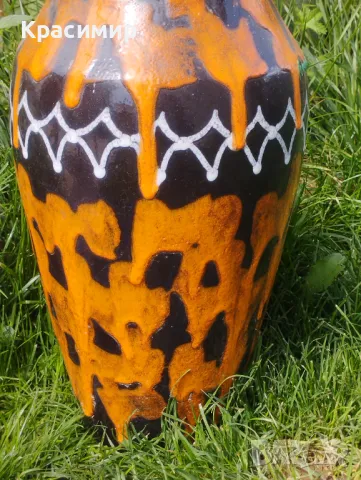 Винтидж западногерманска ваза. , снимка 2 - Антикварни и старинни предмети - 50086610