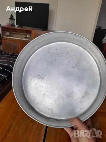 Стара алуминиева тава,тепсия #15, снимка 4 - Други ценни предмети - 47830241