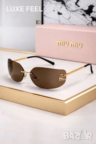 MIU MIU ⚜️Дамски Слънчеви Очила , снимка 2 - Слънчеви и диоптрични очила - 53623133
