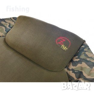 Промо Комплект легло + спален чувал Zfish Shadow Camo Bedchair + Zfish Hoogan 5 Season Sleeping Bag, снимка 7 - Екипировка - 44252886