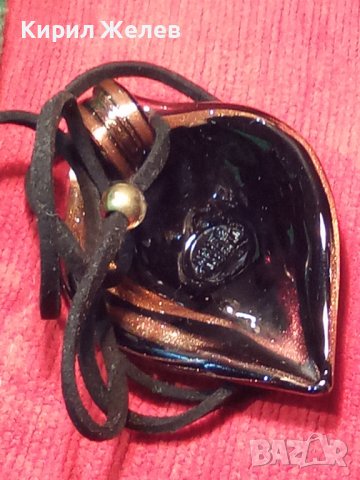 МУРАНО ВЕНЕЦИАНСКО МАРКОВО СТЪКЛО Мурано АРТ ПЕНДАНТ МЕДАЛЬОН 22824, снимка 16 - Колиета, медальони, синджири - 33434976