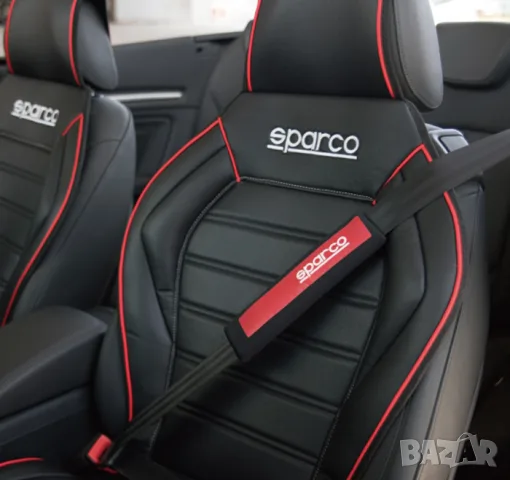 Протектори за автомобилен колан Sparco - 2 броя, снимка 2 - Аксесоари и консумативи - 55860100