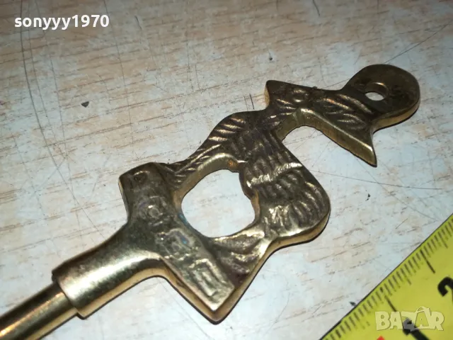 ОБУВАЛКА МЕД МЕСИНГ С ЕЛЕНЧЕ-ВНОС БЕЛГИЯ 2401251907, снимка 2 - Антикварни и старинни предмети - 48815520