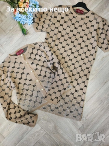 Gucci Дамски Комплект - 3 Налични Цвята Код I_108, снимка 2 - Комплекти - 52110491