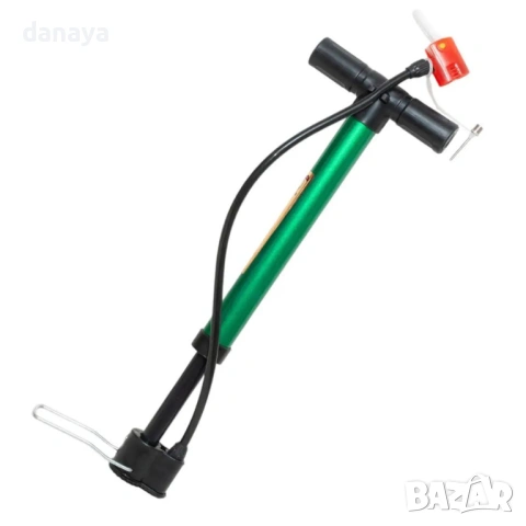 6479 Ръчна помпа за топки и велосипеди с маркуч и игла, 30 см, снимка 4 - Аксесоари за велосипеди - 53821667